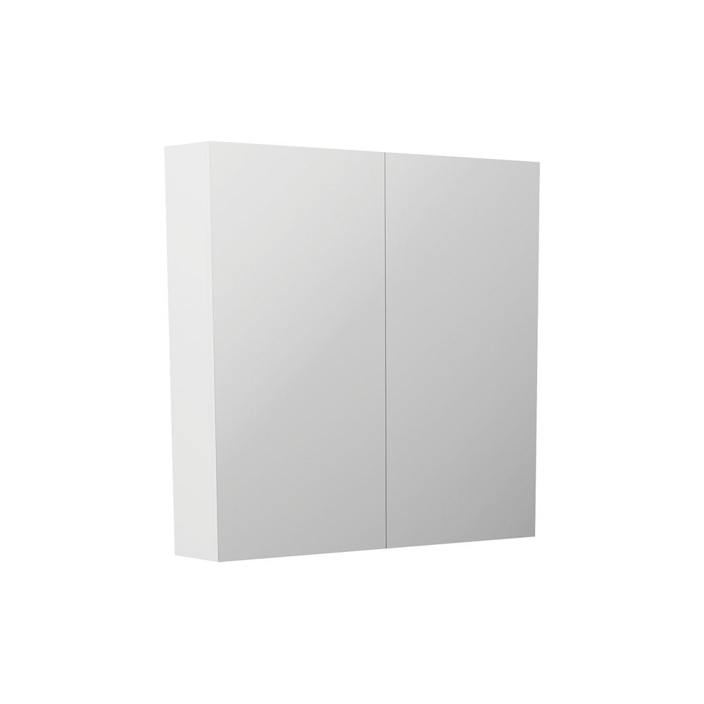 Fienza Pencil Edge Mirror Cabinet 750mm - Gloss White