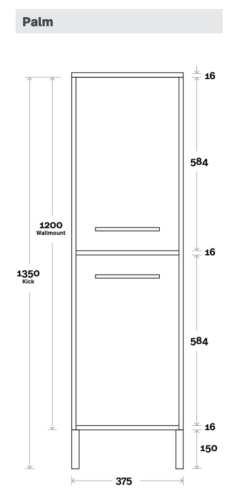 Marquis Palm Tallboy - Wellsons