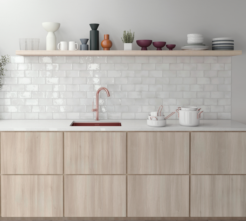 Palm Springs White Gloss Subway Tile