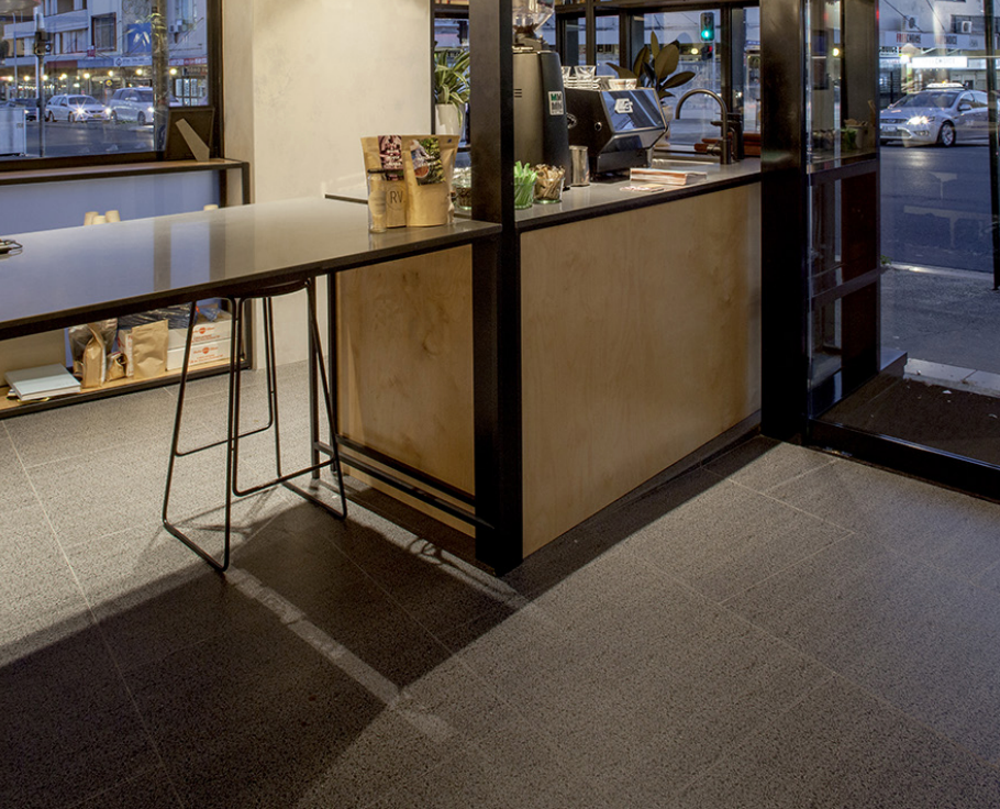 Parco Charcoal Matt Terrazzo Look Tile