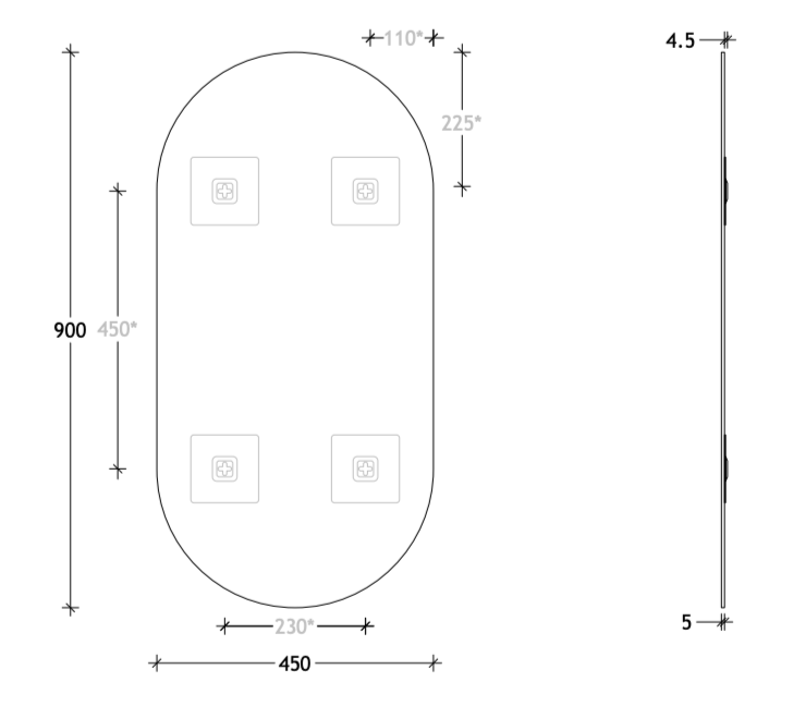ADP Pill Mirror - Wellsons
