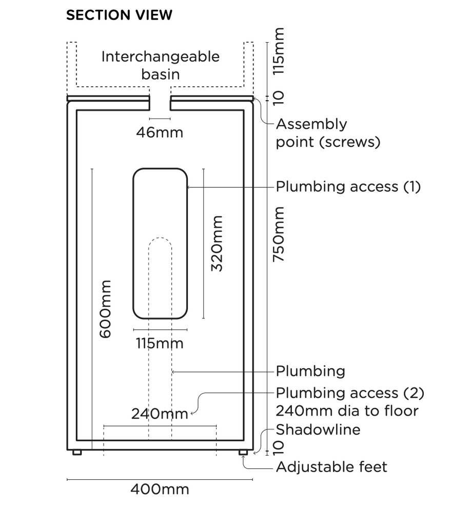 Nood Co Prism Circle Basin Cylinder - 14 Colours