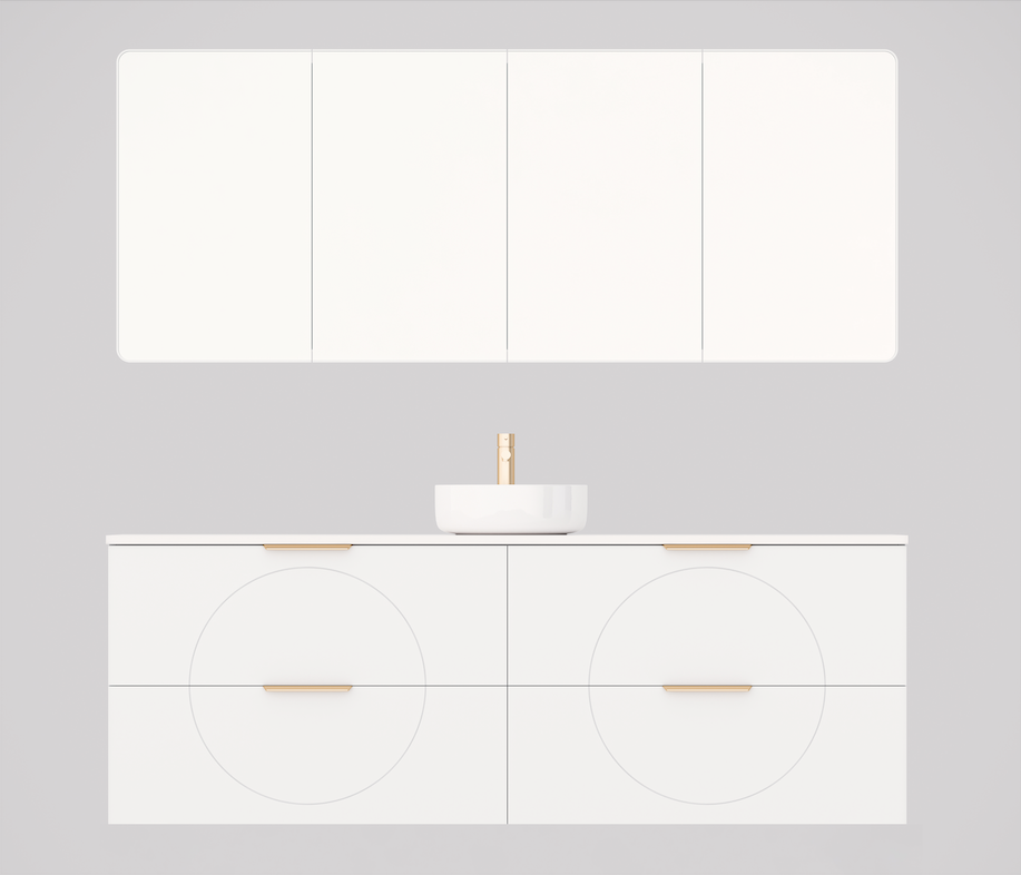 Timberline Sutherland House Retro Wall Hung Vanity