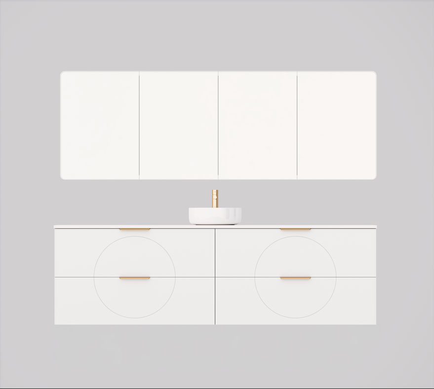 Timberline Sutherland House Retro Wall Hung Vanity