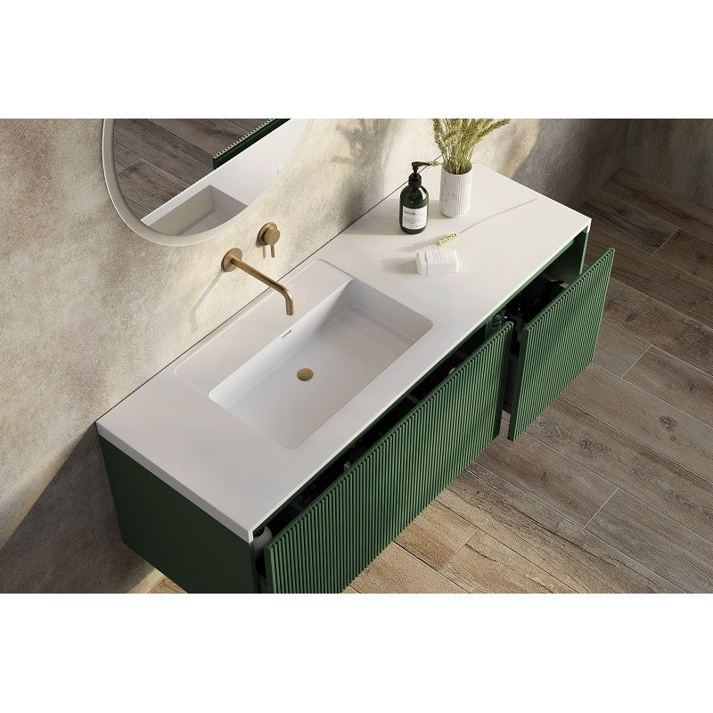 Belbagno Rimini Wall Hung Vanity - Clay