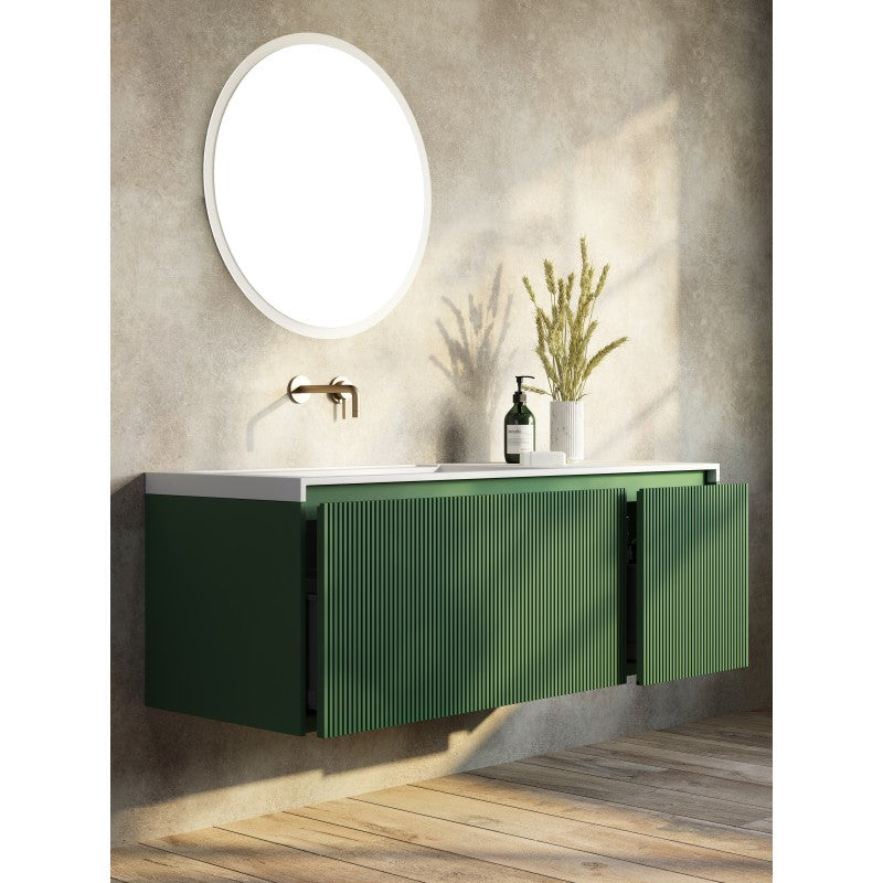 Belbagno Rimini Wall Hung Vanity - Clay