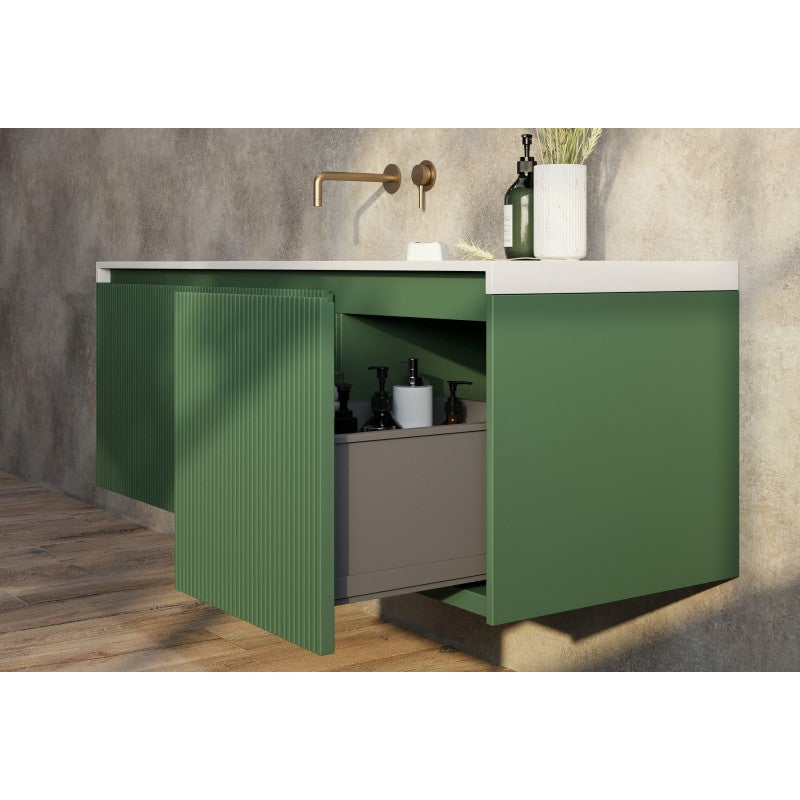 Belbagno Rimini Wall Hung Vanity - Clay