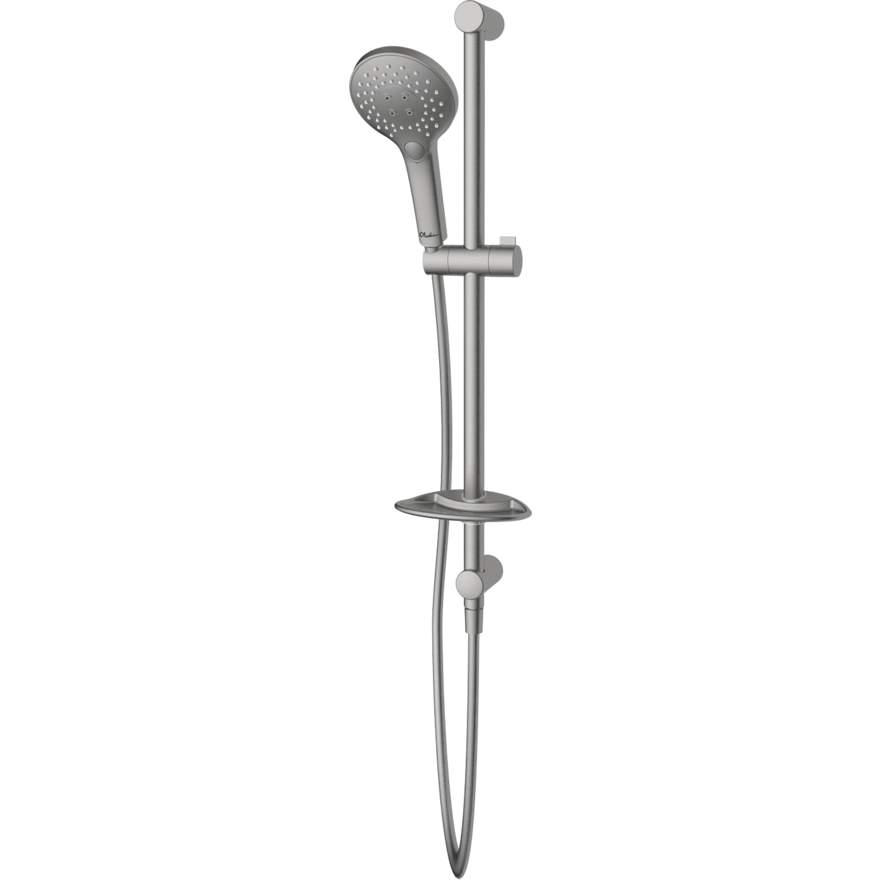 Oliveri Rome Brushed Nickel Hand Shower With Rail