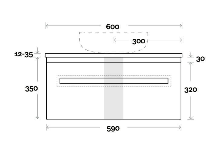 Marquis Rossi Vanity with Timber Top - Wellsons