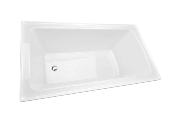 Decina Shenseki Inset Bath 1395/1515mm - Gloss White