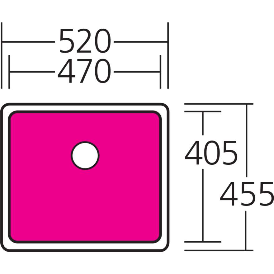 Oliveri Sonetto Large Bowl Undermount Sink