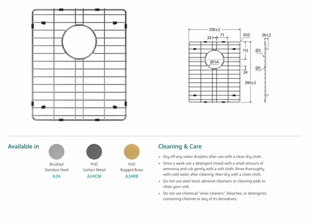 Fienza Hana 27L Sink Protector
