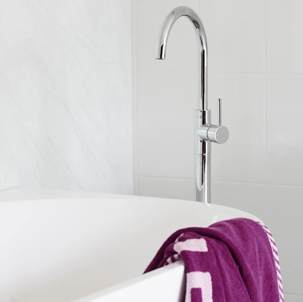 Nero Dolce Freestanding Bath Mixer - Chrome - Wellsons