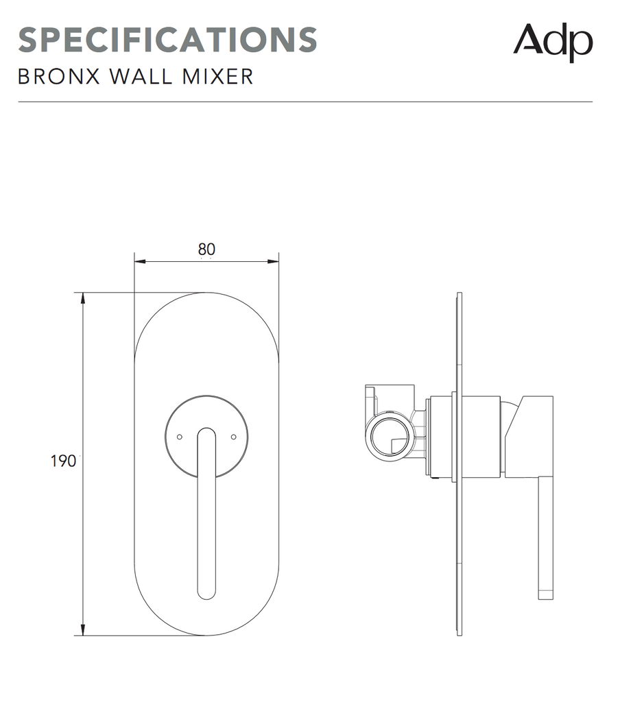 ADP Bronx Wall Mixer