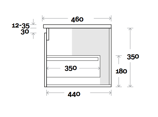 Marquis Valencia Wall Hung Vanity