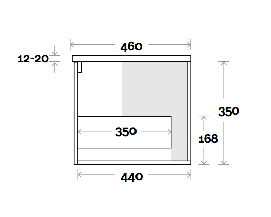 Marquis Chifley Wall Hung Vanity - Wellsons