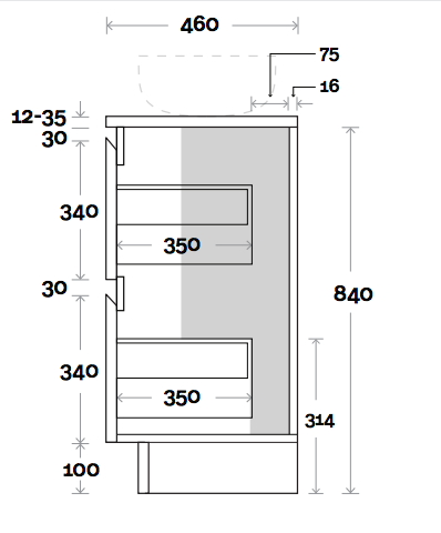 Marquis Nelson Floor Standing Vanity - Wellsons