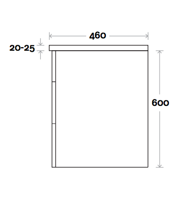 Marquis Kiama Wall Hung Vanity - Wellsons