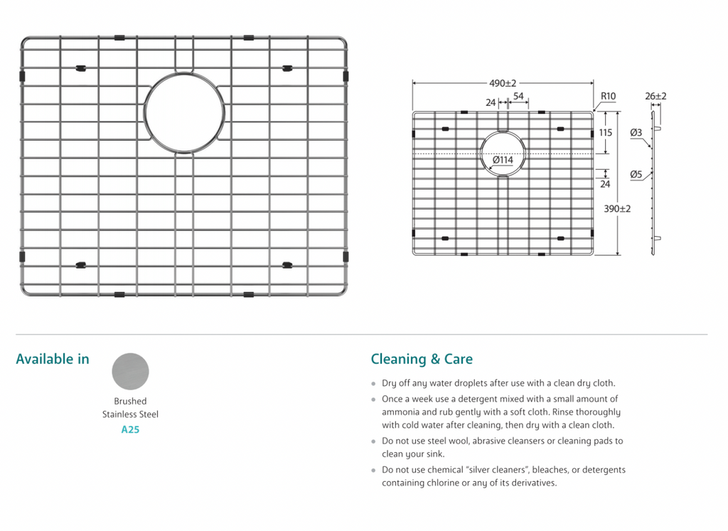Fienza Hana 40L Sink Protector