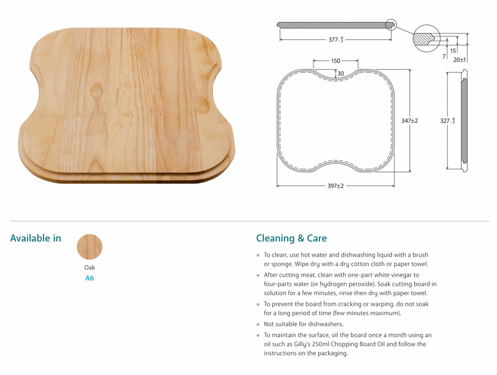 Fienza Tiva Sink Chopping Board