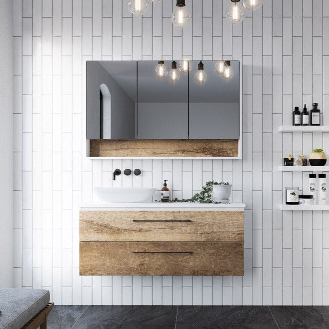 Timberline Billie Wall Hung Vanity with Silksurface Top & Basin