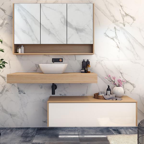 Timberline Milan Wall Hung Vanity with Above Counter Basin - Wellsons