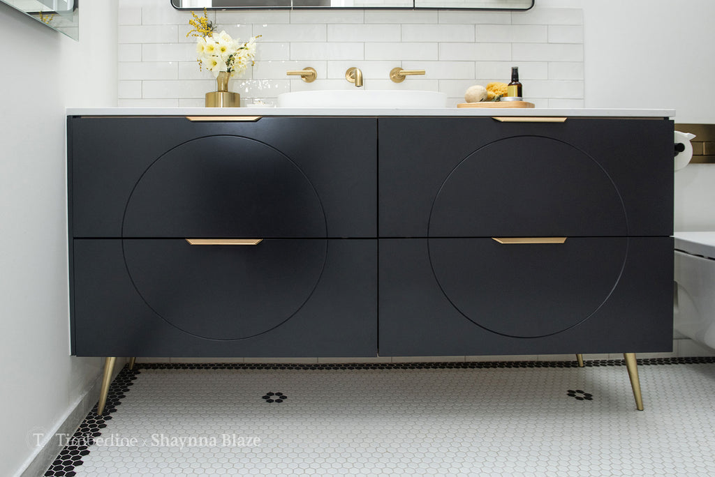 Timberline Sutherland House Retro Vanity with Legs