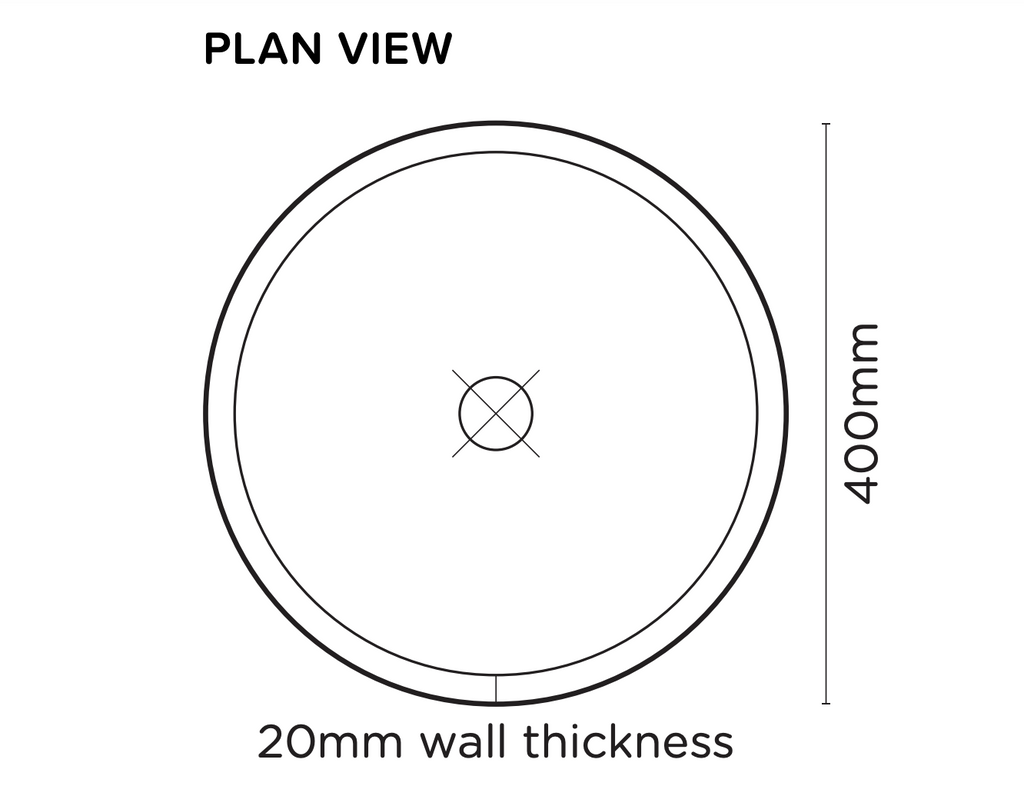Nood Co Bowl Basin Cylinder - 14 Colours