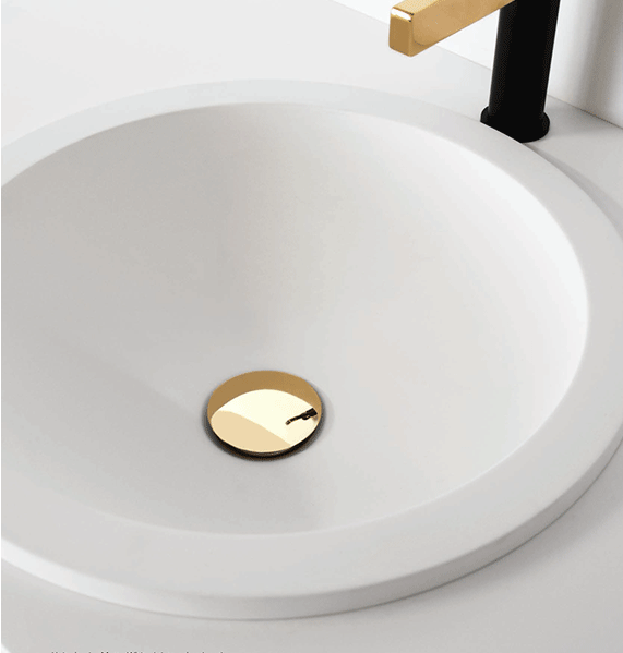 ADP Unity Solid Surface Inset Basin - Matte White - Wellsons