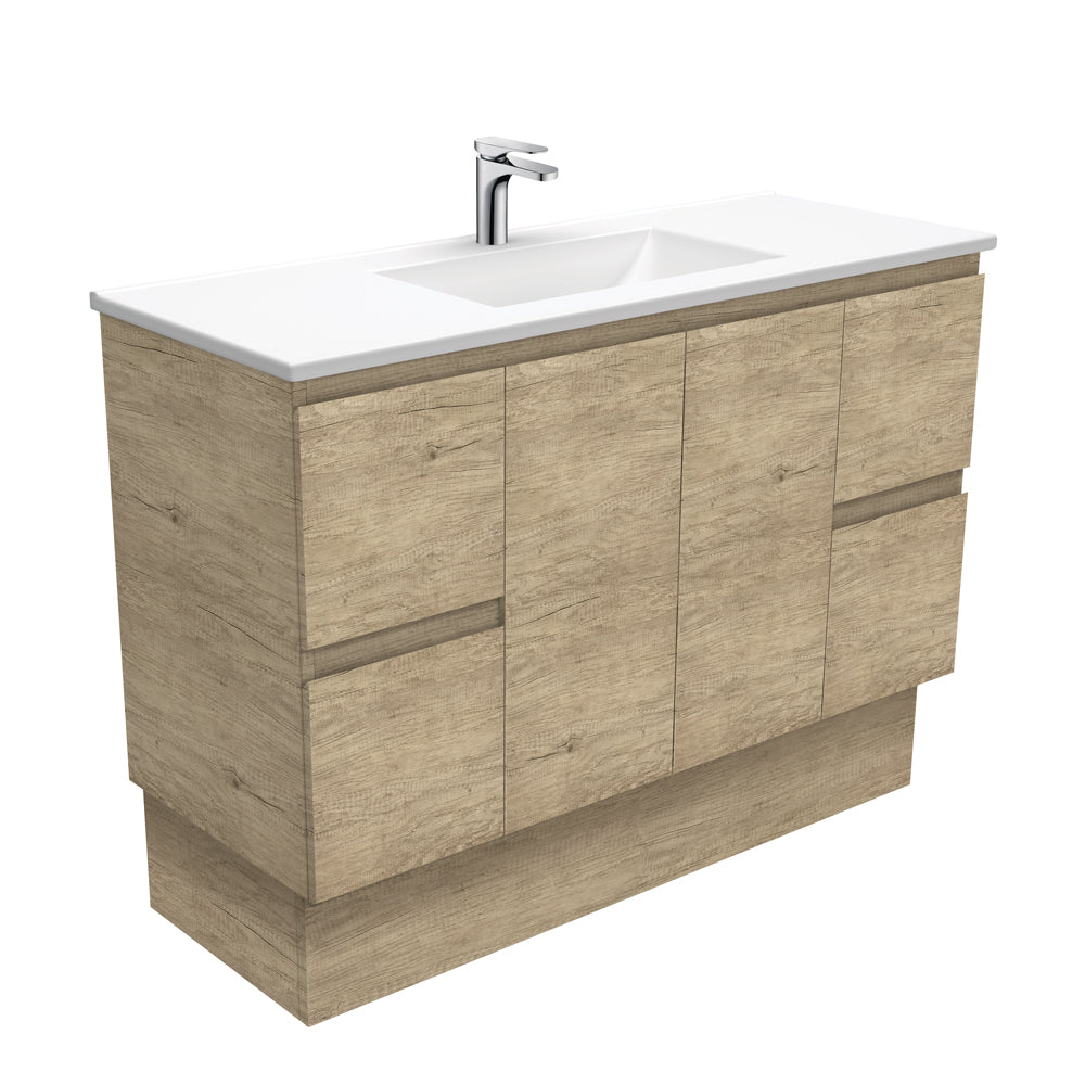 Fienza Vanessa Edge Kick board Vanity Scandi Oak