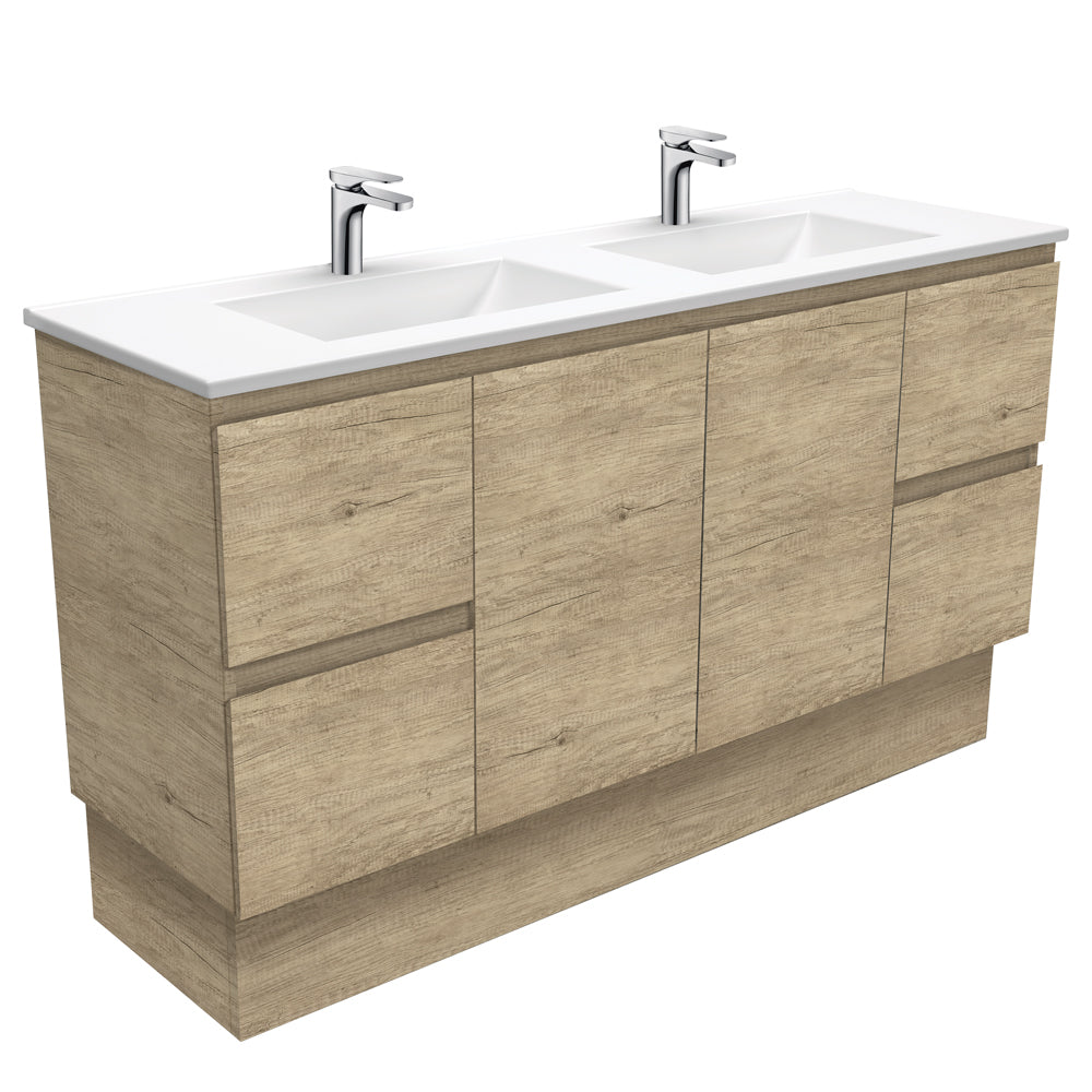 Fienza Vanessa Edge Kick board Vanity Scandi Oak