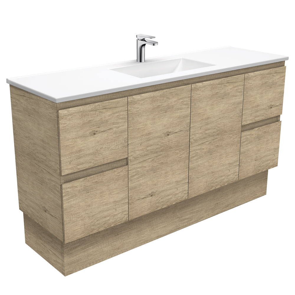 Fienza Vanessa Edge Kick board Vanity Scandi Oak