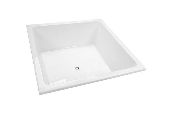 Decina Venice Inset Bath 1400mm - Gloss White