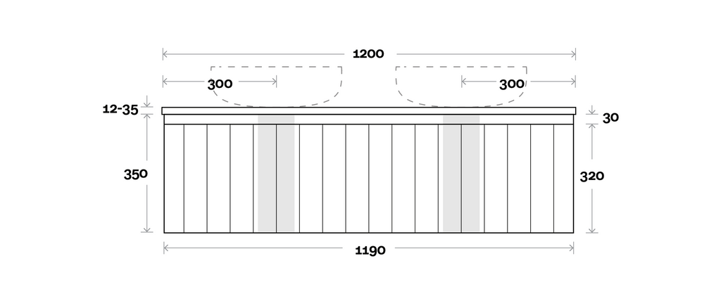 Marquis Valencia Wall Hung Vanity