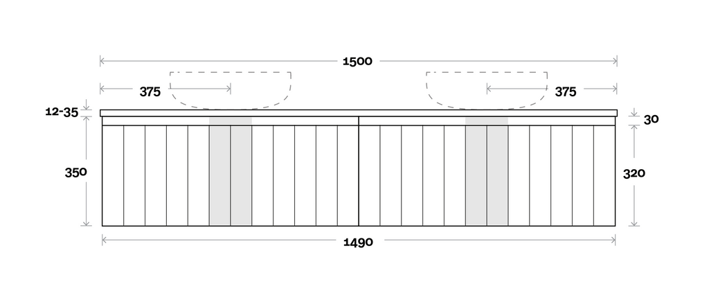 Marquis Valencia Wall Hung Vanity