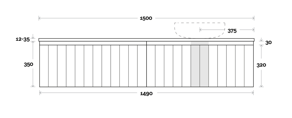 Marquis Valencia Wall Hung Vanity