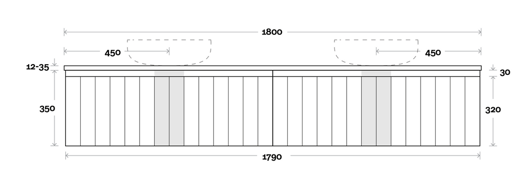 Marquis Valencia Wall Hung Vanity