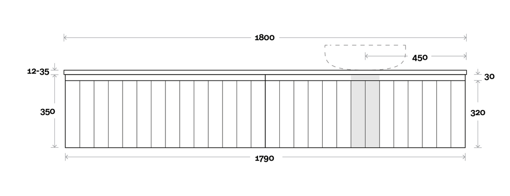 Marquis Valencia Wall Hung Vanity