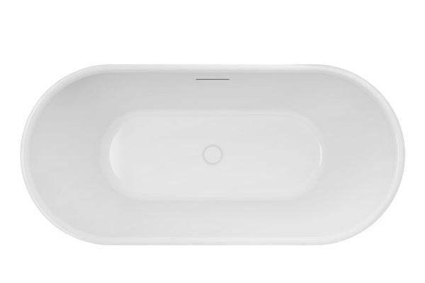 Decina Valentina Freestanding Bath 1500 1700mm - Gloss White