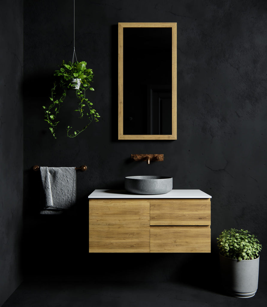Rifco Wentworth Timber Vanity with Caesarstone Top & Basin