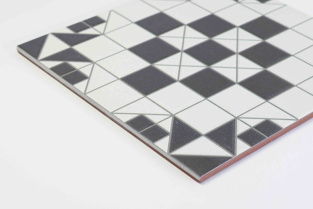 Victoria Federation Tessellated Look Black Tile