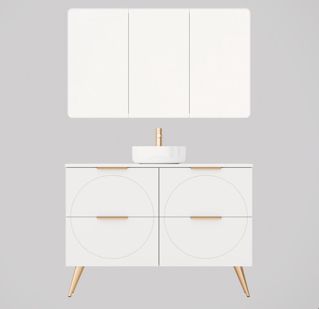 Timberline Sutherland House Retro Vanity with Legs