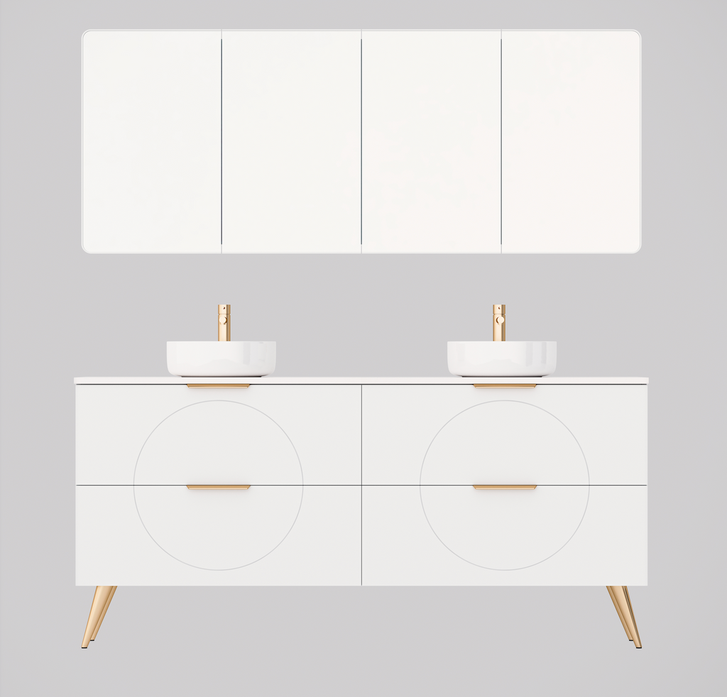 Timberline Sutherland House Retro Vanity with Legs