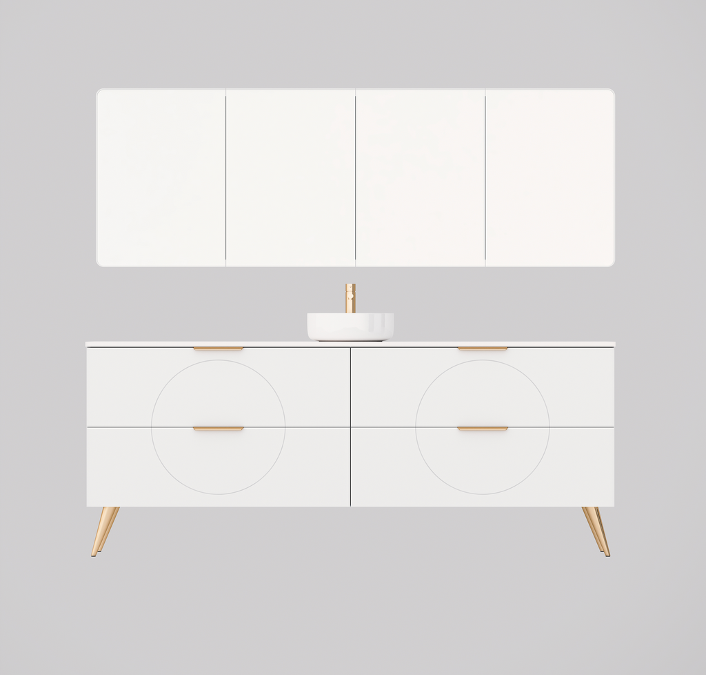 Timberline Sutherland House Retro Vanity with Legs