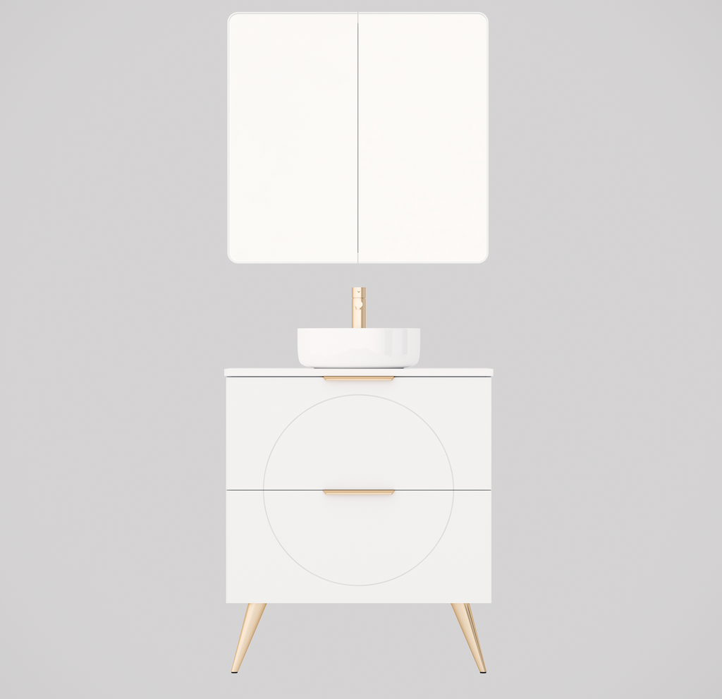 Timberline Sutherland House Retro Vanity with Legs