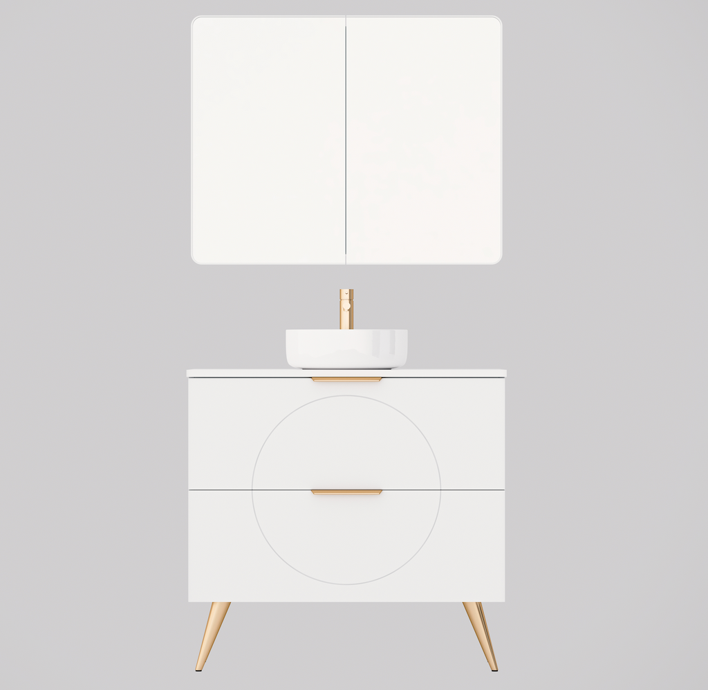 Timberline Sutherland House Retro Vanity with Legs