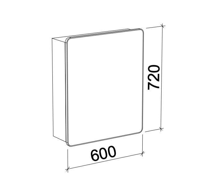 Timberline Sutherland House Shaving Cabinet