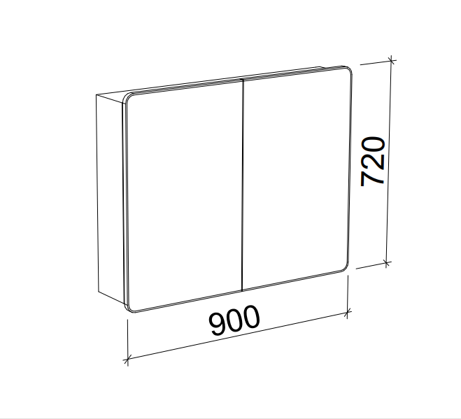 Timberline Sutherland House Shaving Cabinet