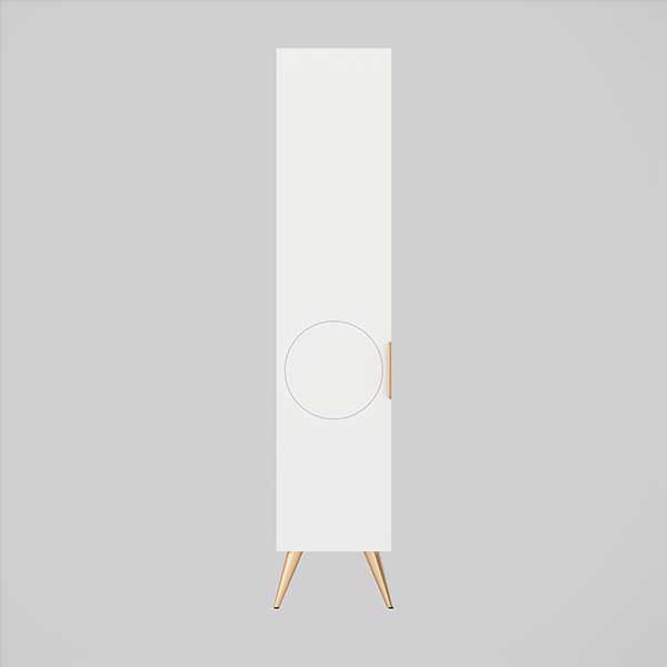 Timberline Sutherland House Retro Tallboy Cabinet With Legs