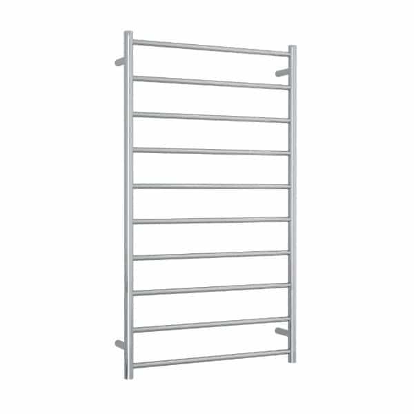 Thermogroup 10 Bar Straight Round Ladder Heated Towel Rail - Chrome - Wellsons